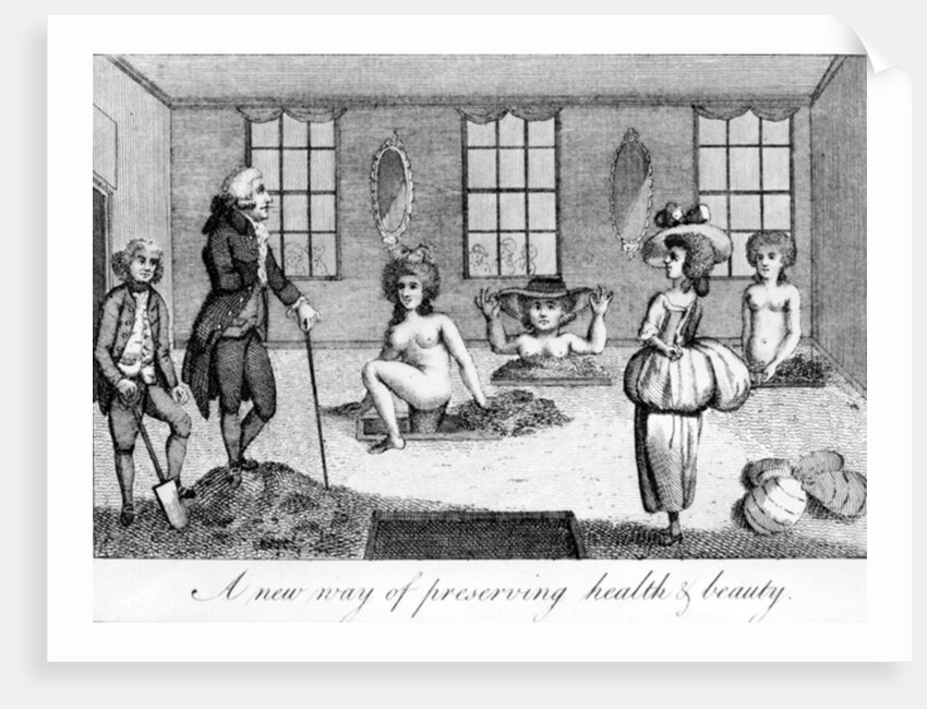 A New Way of Preserving Heath and Beauty, 1786 by English School