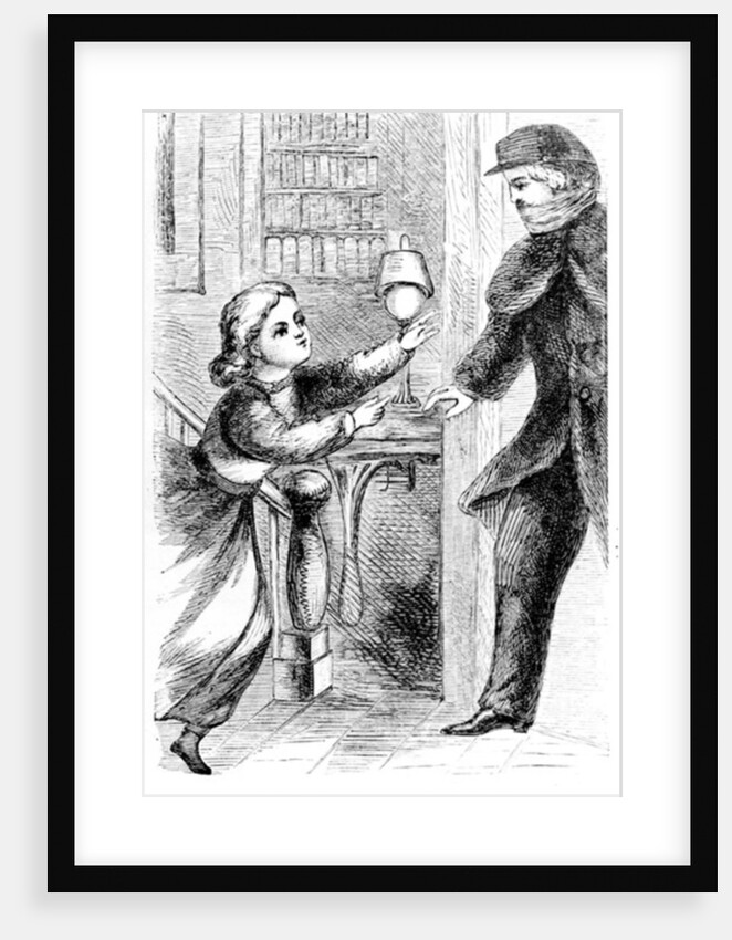 But it was too late: the study draw flew open, and Beth ran straight into her father's arms, 1868 by American School