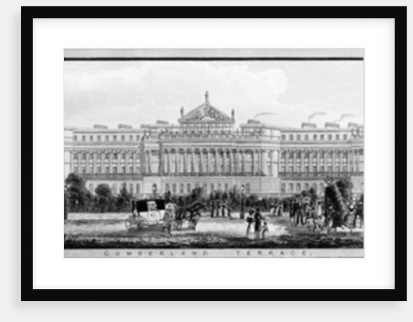 The Cumberland Terrace, 1831 by English School