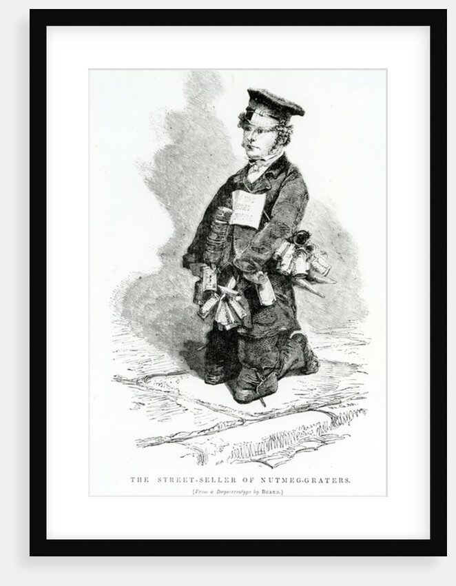 The Street Seller of Nutmeg-graters, c.1840 by English School