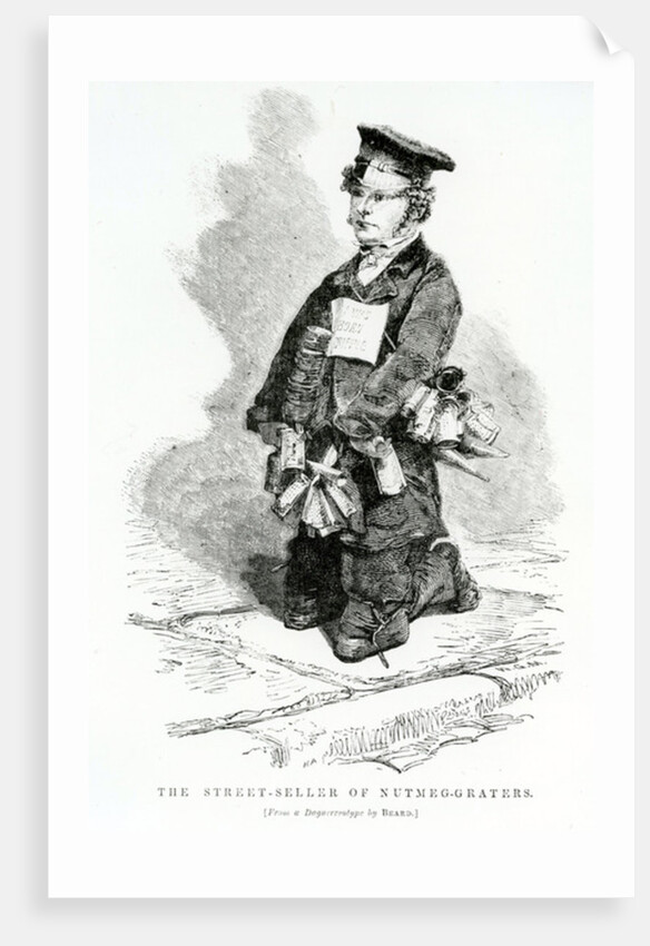 The Street Seller of Nutmeg-graters, c.1840 by English School
