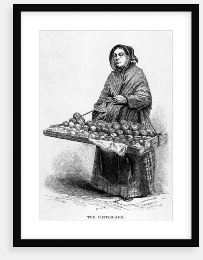 The Coster-Girl, c.1840 by English School