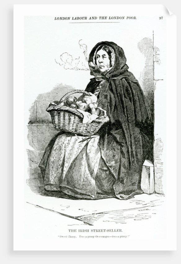 The Irish Street Seller, c.1840 by English School