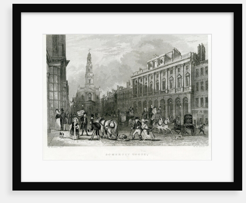 Somerset House, Strand by English School