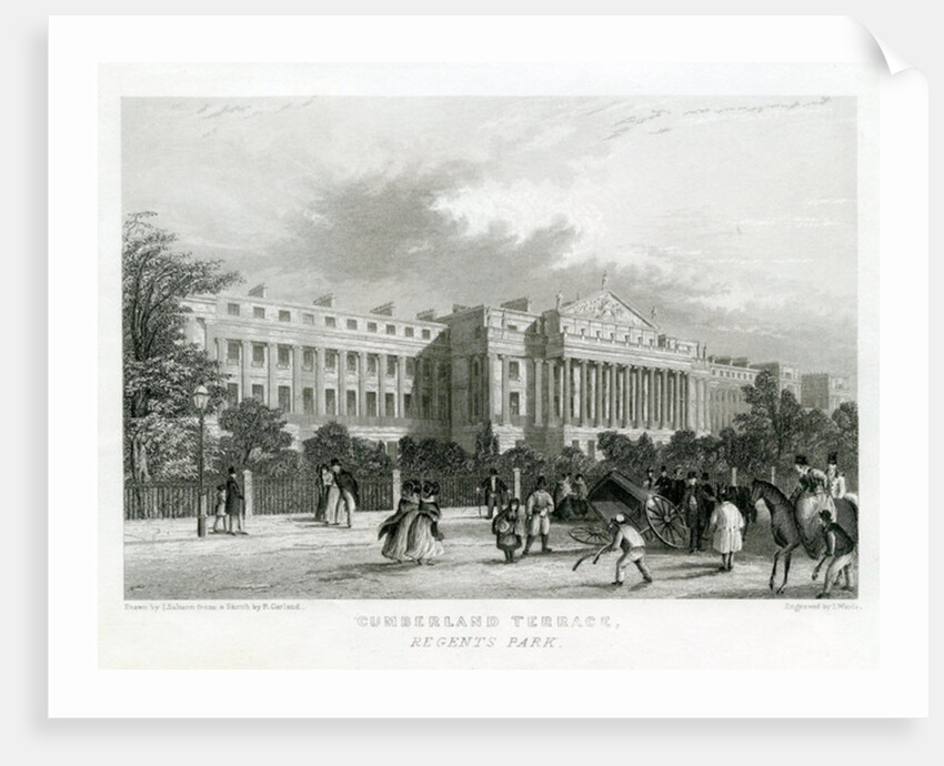 Cumberland Terrace, Regent's Park, London by English School