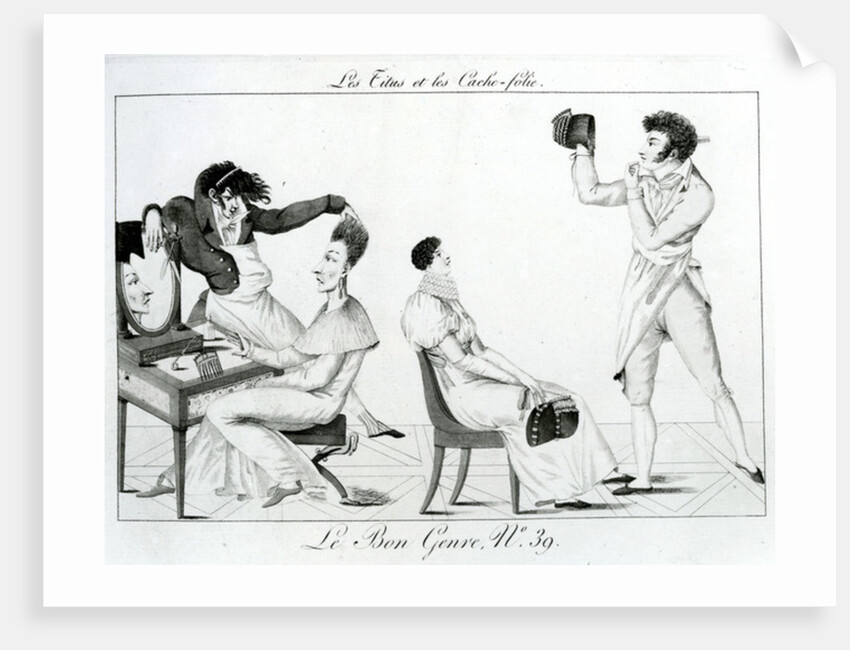 Le Bon Genre - Les Titus et les caches-folie, 1812 by French School