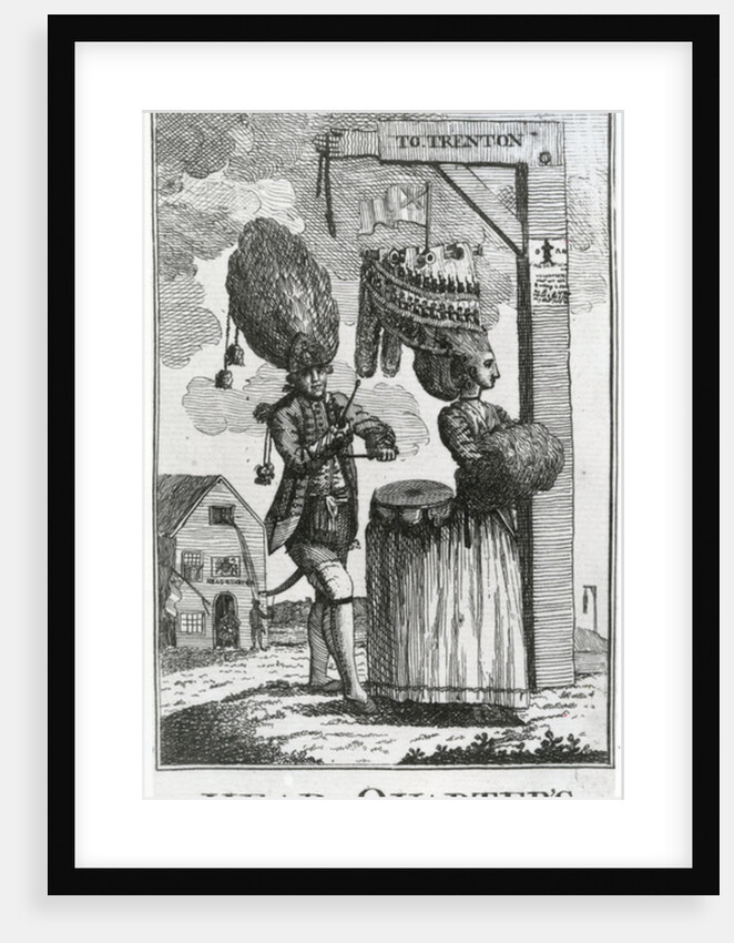 Head Quarter's, 1777 by English School