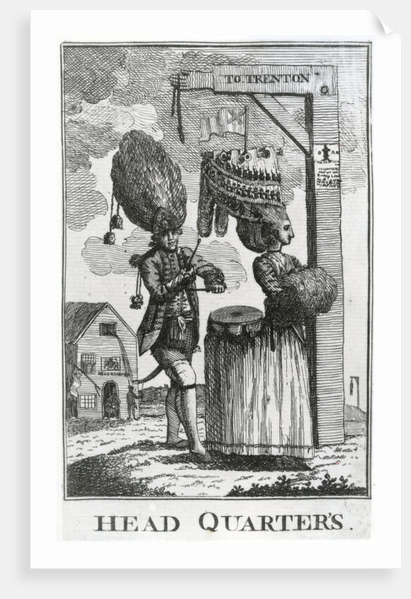 Head Quarter's, 1777 by English School