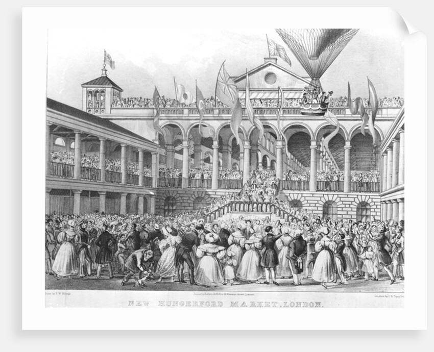 New Hungerford Market, 1833 by English School