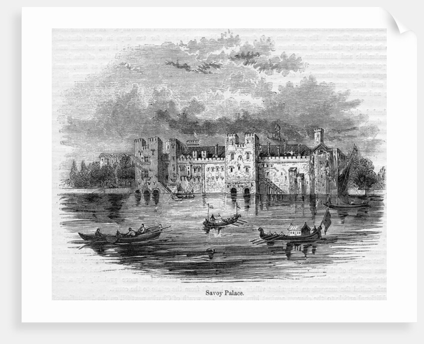 Savoy Palace, 1661 by English School