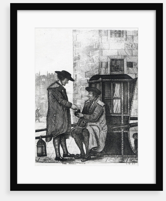 The Social Pinch, print made by William Kay, 1784-1813 by English School