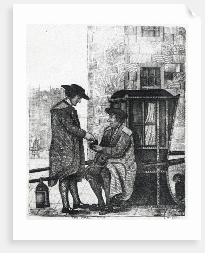 The Social Pinch, print made by William Kay, 1784-1813 by English School