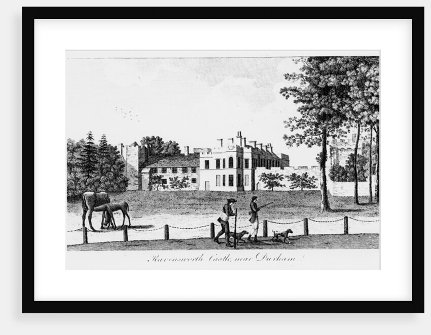 Ravensworth Castle near Durham, 19th Century by French School
