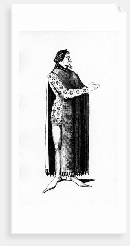 Illustration taken from Histoire du costume en France depuis les 18e siècle by French School