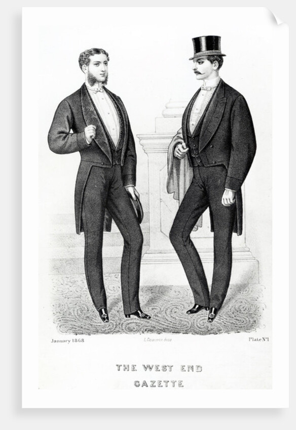 The West End Gazette, English Costumer, 1868 by English School