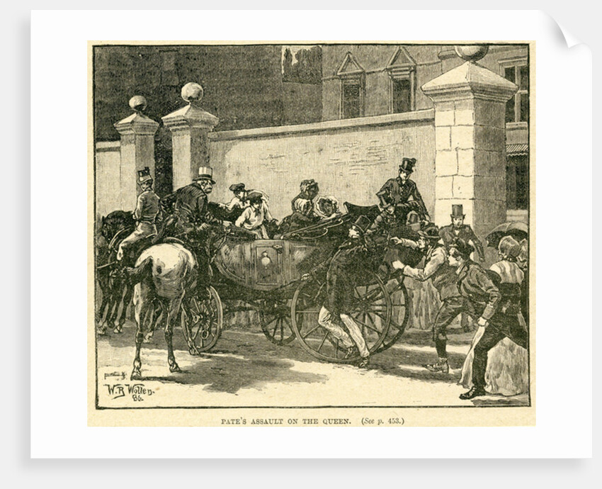 Robert Pate's Striking the Queen outside Cambridge House by English School