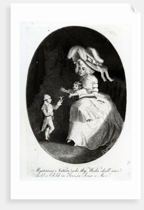 The little Count Boruwlaski, 1788 by Anthony van Assen