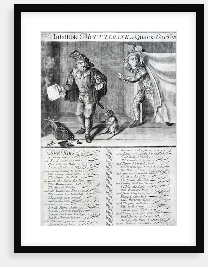 The Infallible Mountebank or Quack Doctor, 1688-1705 by Marcellus the Elder Laroon