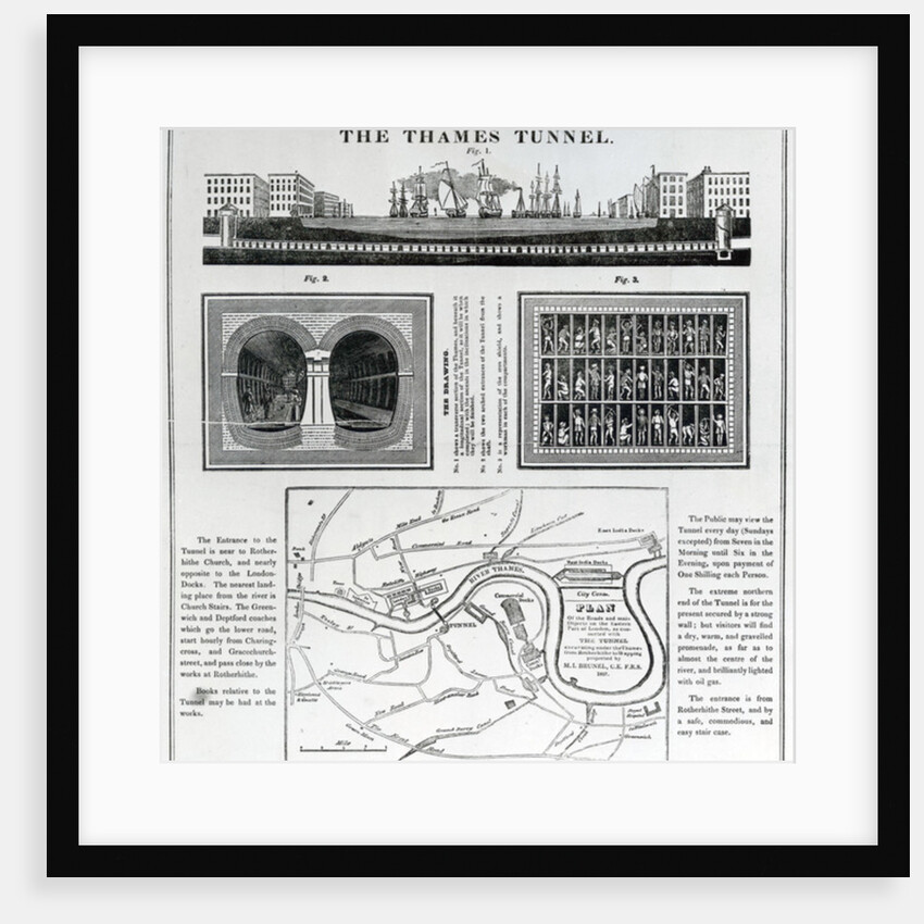The Thames Tunnel by English School