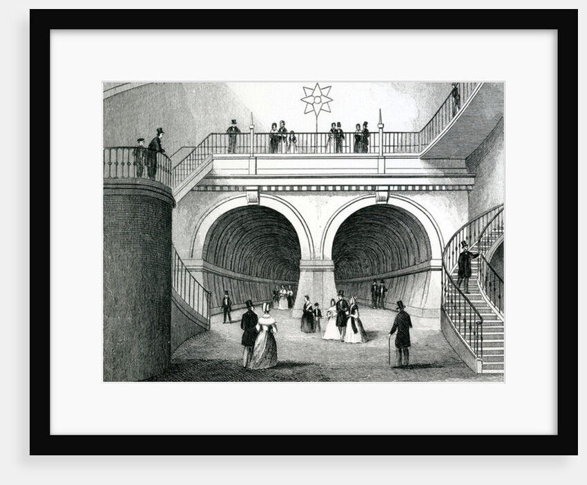 The Thames tunnel by English School