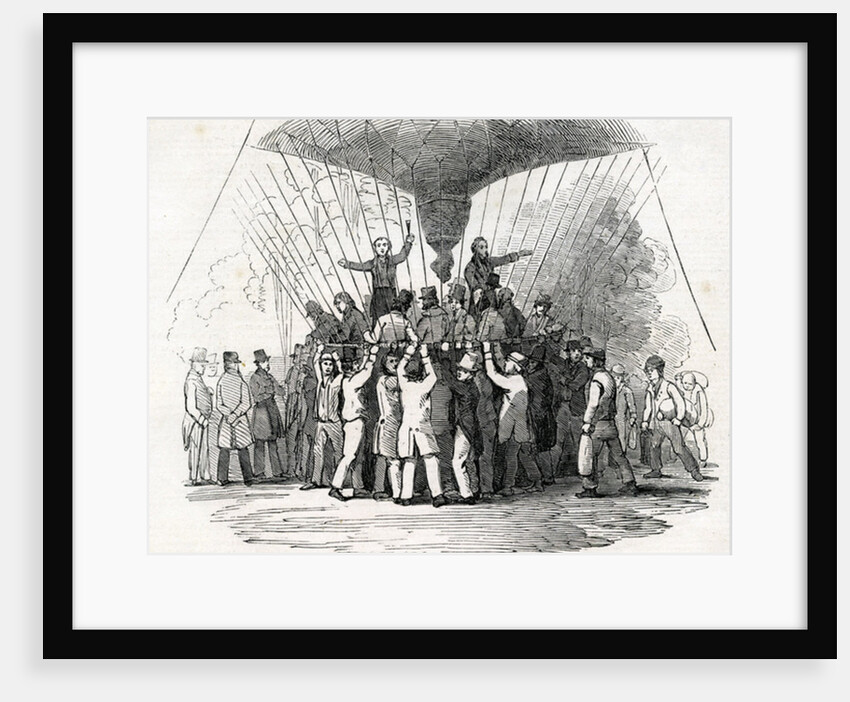 Ascent of the Nassau Balloon by English School