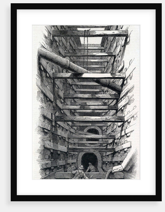 The Fleet Street sewer by English School