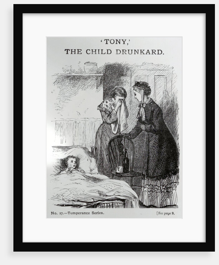 Tony, the child drunkard, c.1860 by English School