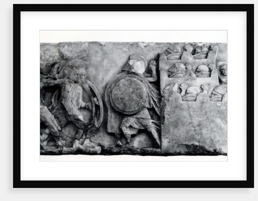 Section of the Frieze of The Nereid Monument at Xanthus, circa 4th Century BC by Greek school