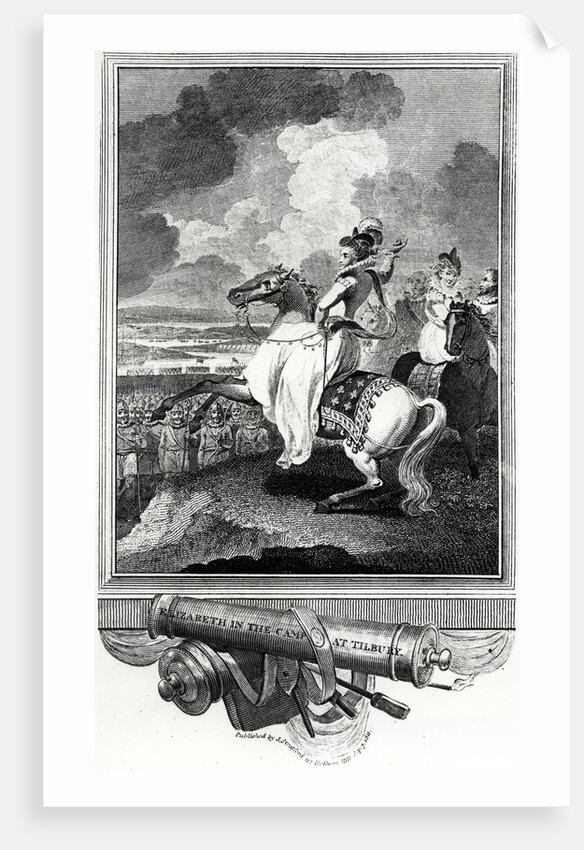 Queen Elizabeth in the Camp at Tilbury, 1811 by English School
