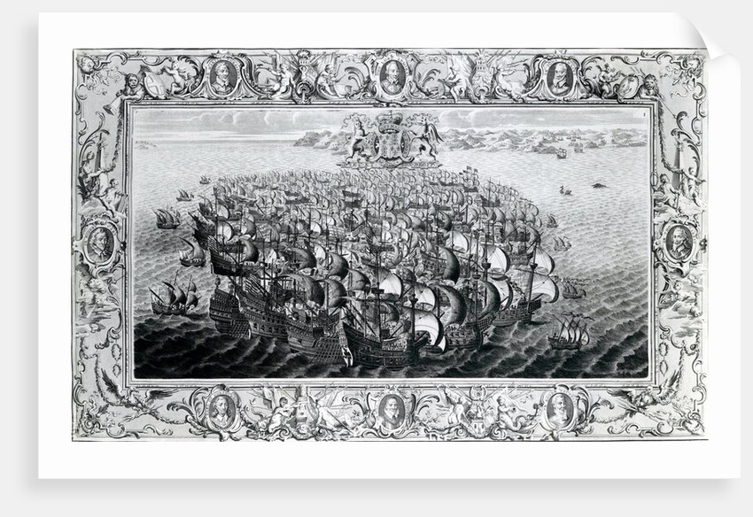 The Spanish Armada, published by John Pine, 1739 by English School