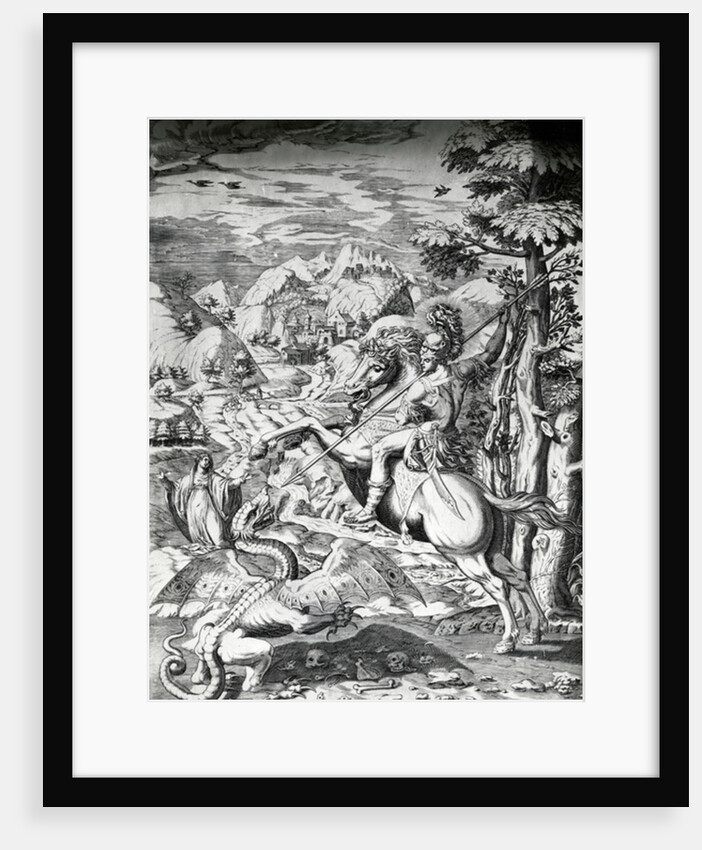Saint George and the Dragon, 16th Century by Dutch School