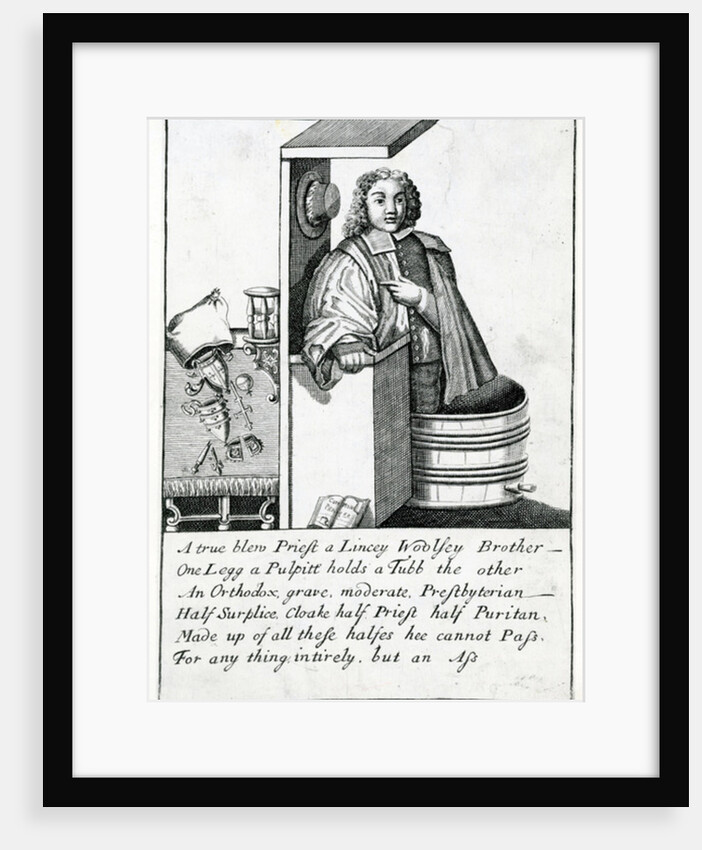 Pulpit Satire, 1689 by English School