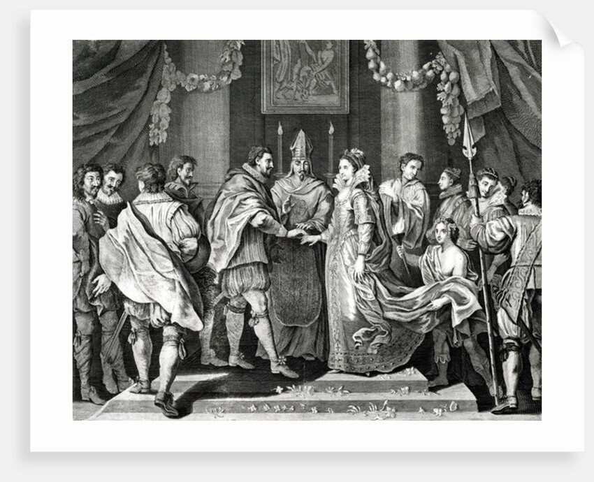 The Marriage of the King, after a painting by L. Cheron, 19th Century by English School