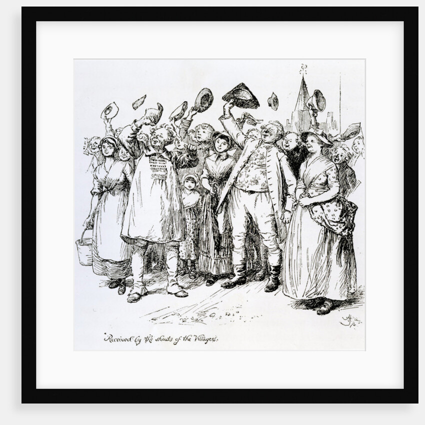 Scene from 'The Vicar of Wakefield' by Oliver Goldsmith, 1766 by Anonymous