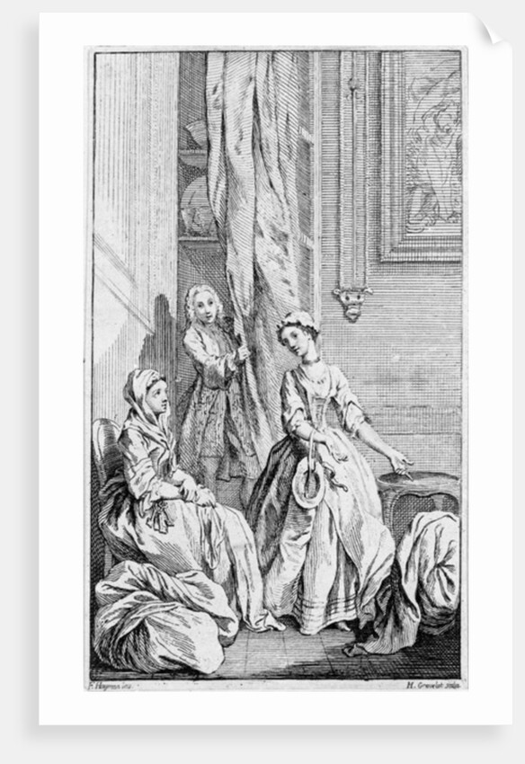 Illustration for 'Pamela', by Samuel Richardson, 1742 by Hubert Francois Gravelot