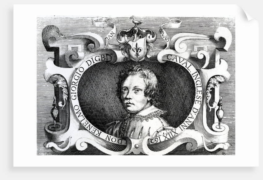 Portrait of Sir Kenelm Digby, 1621 by Italian School