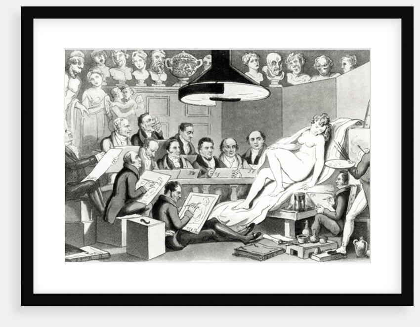 R. A.'s of Genius reflecting on the true line of Beauty at the Life Academy Someset House by English School