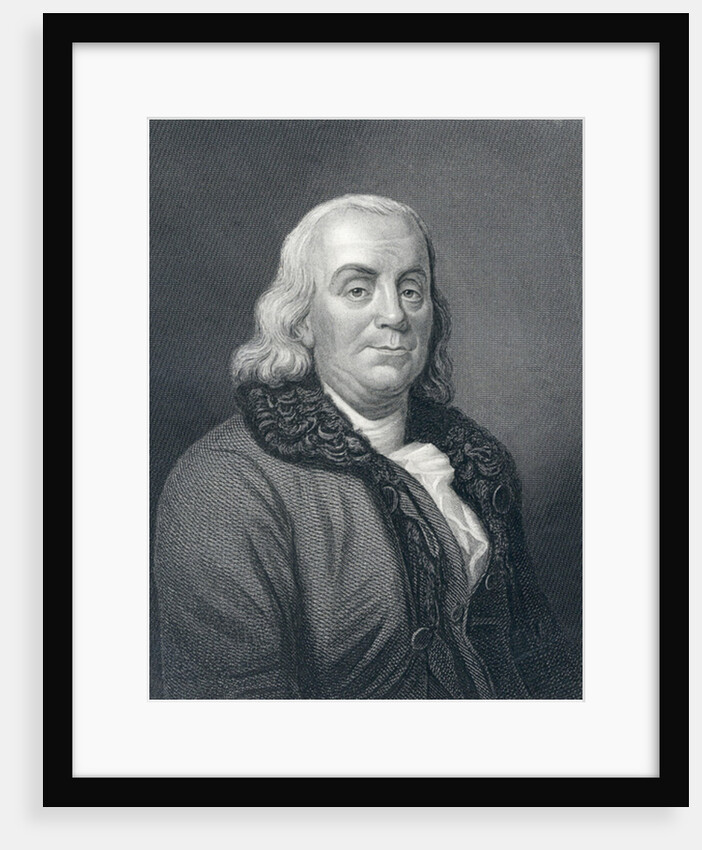 Portrait of Benjamin Franklin, c.1833 by English School