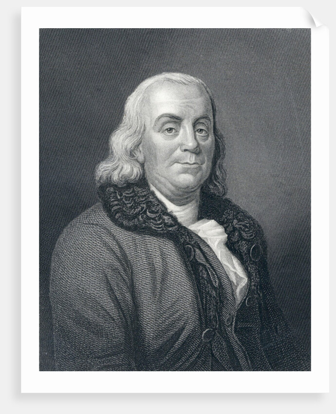 Portrait of Benjamin Franklin, c.1833 by English School