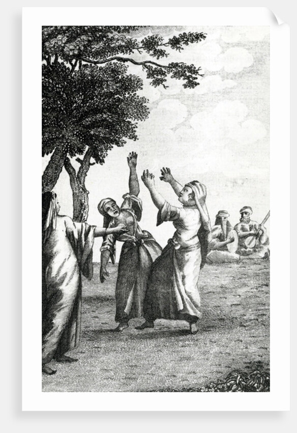 Dancing Girls in Egypt, taken from 'Niebuhr's Travels through Arabia and other countries in the East', 1792 by Danish School