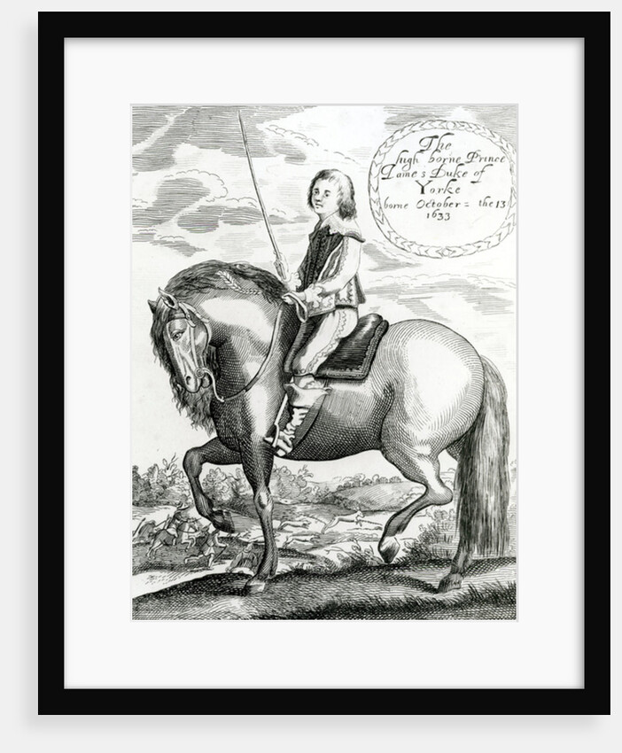 The High Borne Prince James Duke of Yorke, 1640-50 by English School