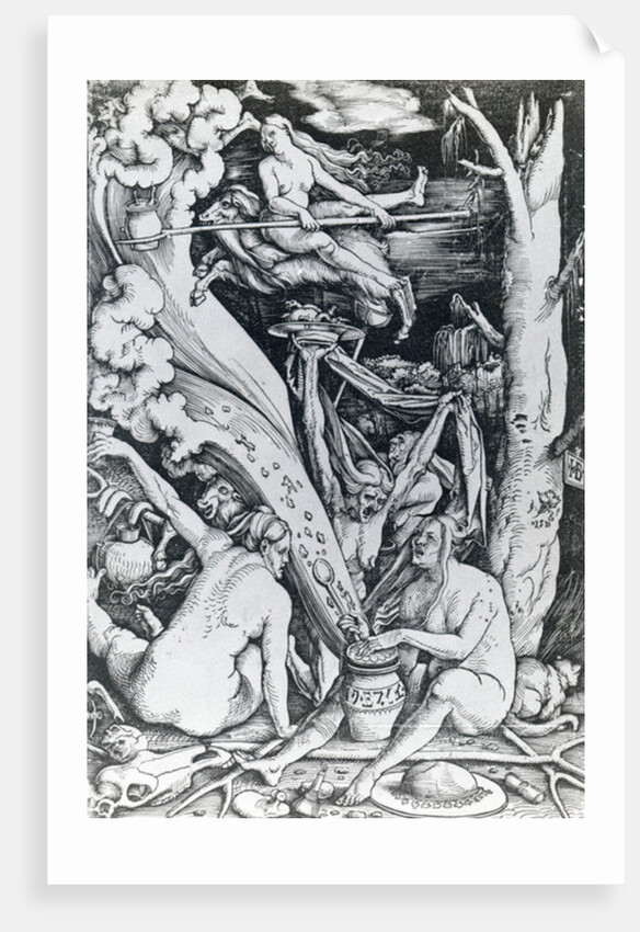 The Witches at the Sabbath by Hans (after) Baldung Grien