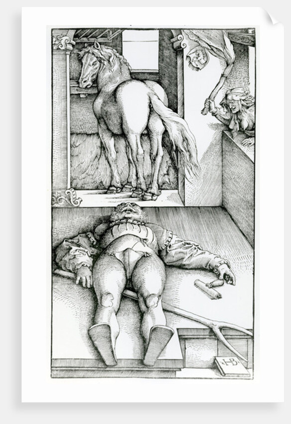 Sleeping Groom and Sorceress, 1544 by Hans (after) Baldung Grien