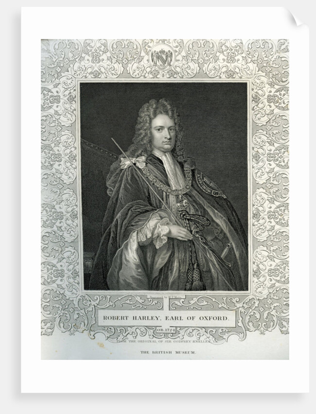 Portrait of Robert Harley, first Earl of Oxford by English School
