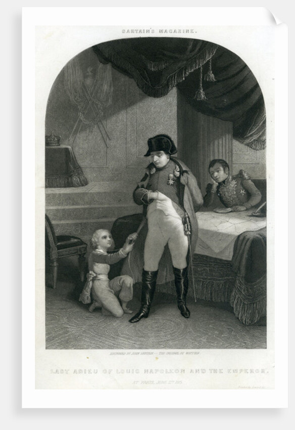 Last adieu of Louis Napoleon and the Emperor, 2nd June 1815 by Anonymous