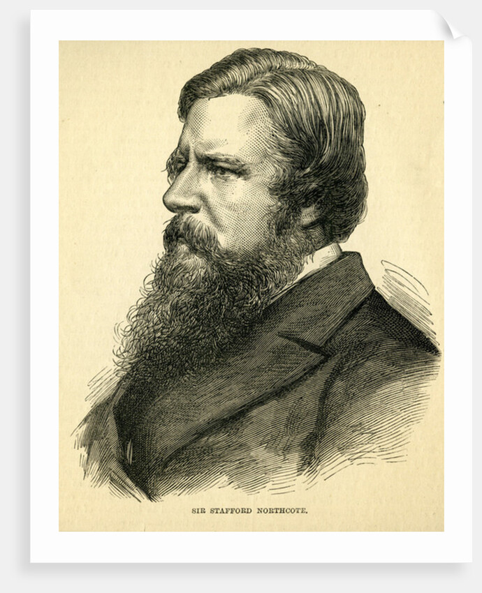 Sir Stafford Northcote, 1st Earl of Iddesleigh by English School