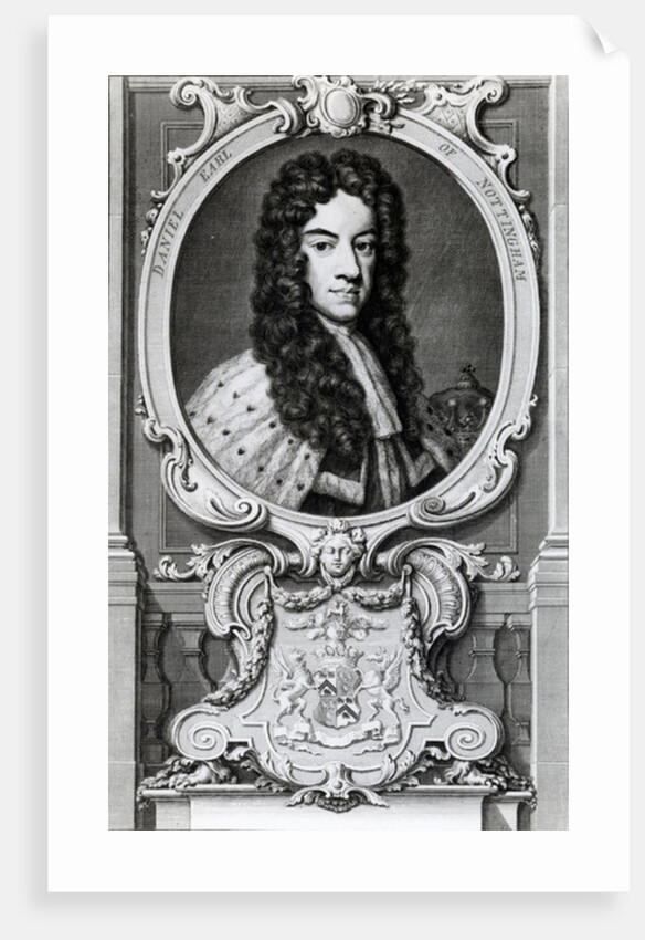 Daniel Finch, 2nd Earl of Nottingham and 7th Earl of Winchilsea by Jacobus Houbraken