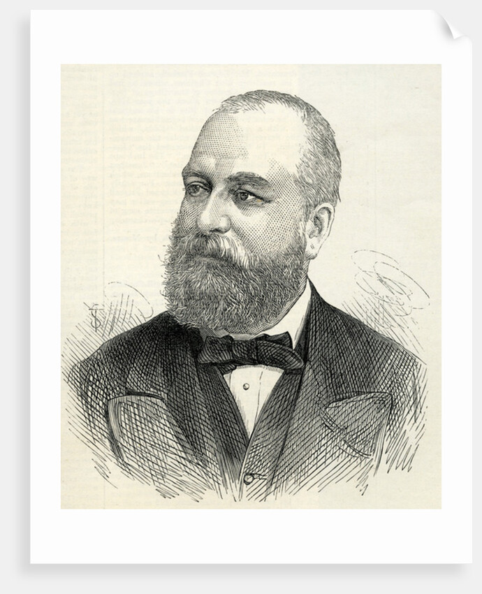 Sir Francis Philip Cunliffe-Owen from 'The Illustrated London News' November 8th, 1873 by English School