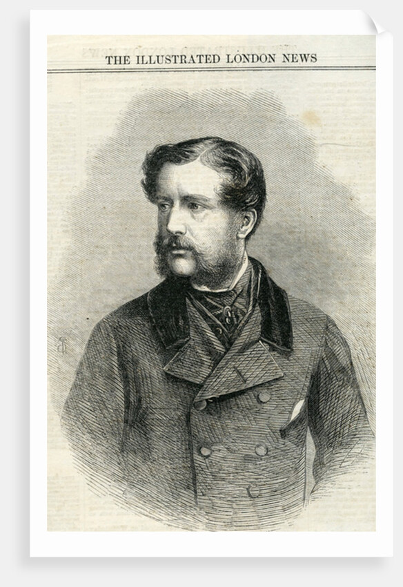 Major Charles Nasmyth from 'The illustrated London News' July 13th, 1861 by English School