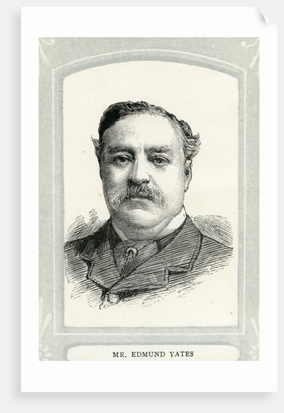 Edmund Yates, journalist and novelist by English School